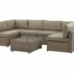 Beliani Loungeset 6-zits Rotan Bruin BELVEDERE 15 Beliani Loungeset 6-zits Rotan Bruin BELVEDERE -Exporteren Stoelen Winkel undef src sa picid 777615 type whitesh image scaled