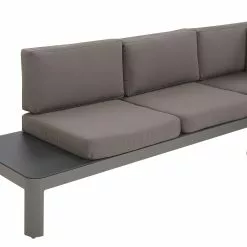 Beliani Loungeset 5-zits Aluminium Grijs FERENTINO -Exporteren Stoelen Winkel undef src sa picid 777829 type whitesh image scaled