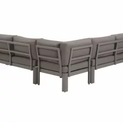 Beliani Loungeset 5-zits Aluminium Grijs FERENTINO -Exporteren Stoelen Winkel undef src sa picid 777830 type whitesh image scaled