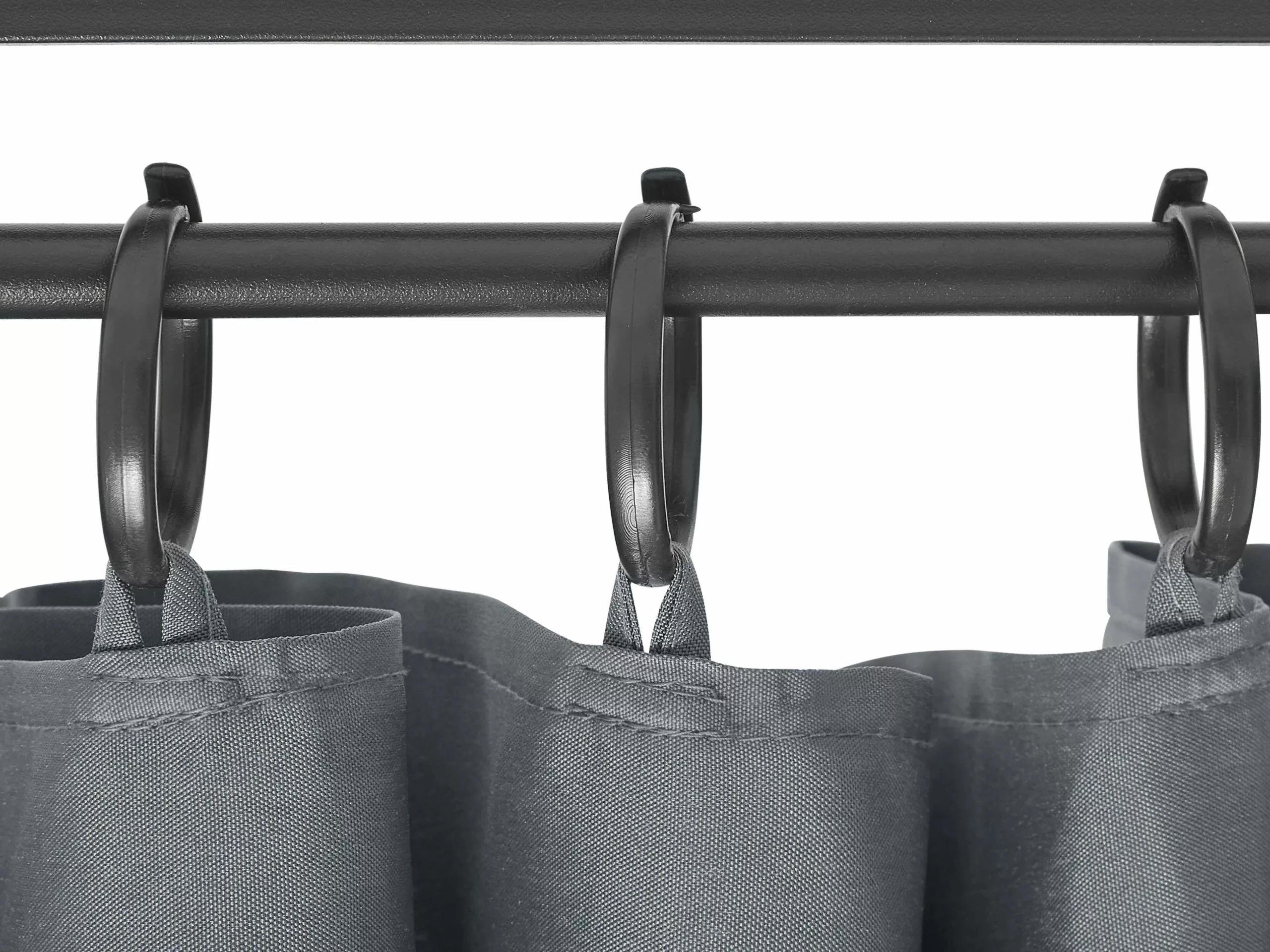 Beliani Paviljoen Staal Grafietgrijs 300 X 400 Cm COLOS - Afbeelding 5