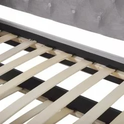 Beliani Bedbank Fluweel Grijs 90 X 200 GASSIN -Exporteren Stoelen Winkel undef src sa picid 779259 type whitesh image scaled