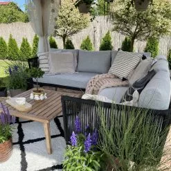 Beliani Loungeset 5-zits Acaciahout Taupe ALCAMO -Exporteren Stoelen Winkel undef src sa picid 779491 type whitesh image scaled