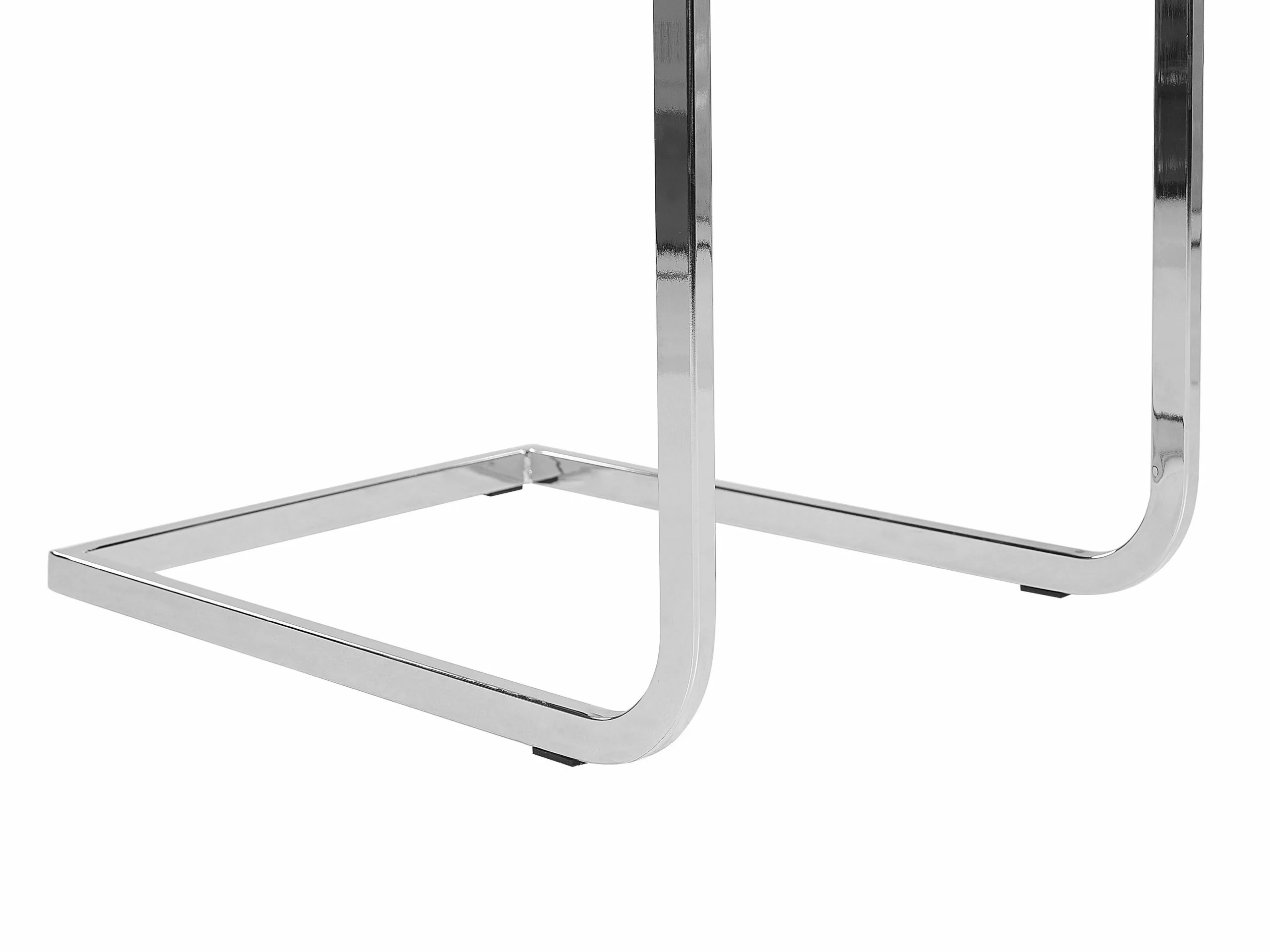 Beliani Eetkamerstoel Set Van 2 Fluweel Zwart ROCKFORD - Afbeelding 7