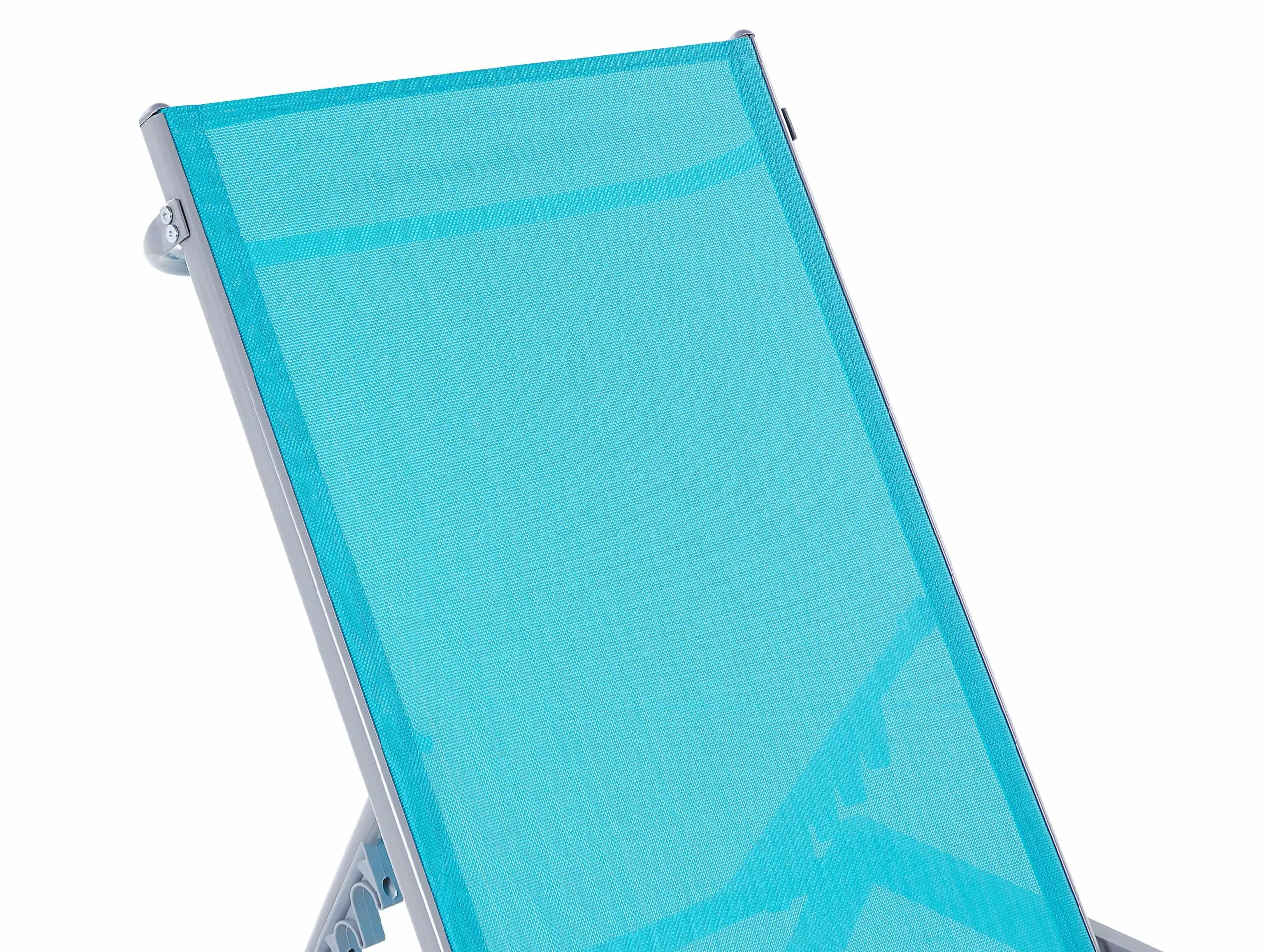 Beliani Ligstoel Staal Blauw NOLI 8 Beliani Ligstoel Staal Blauw NOLI - Afbeelding 6