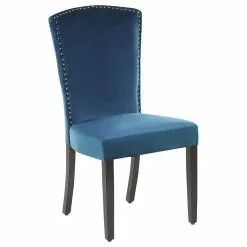 Beliani Eetkamerstoel Set Van 2 Fluweel Blauw PISECO 13 Beliani Eetkamerstoel Set Van 2 Fluweel Blauw PISECO -Exporteren Stoelen Winkel undef src sa picid 781800 type whitesh image scaled