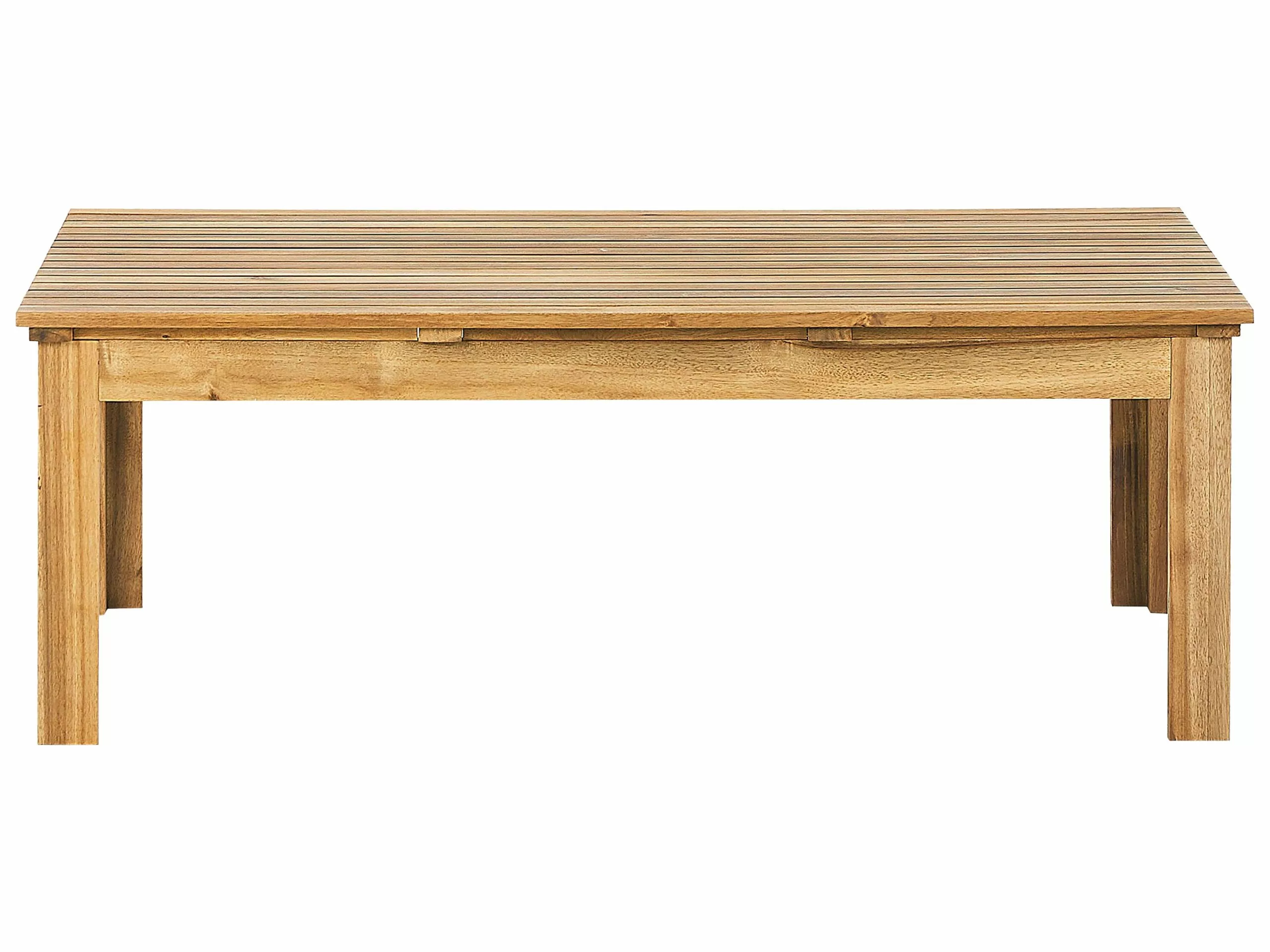 Beliani Loungeset 4-zits Acaciahout Bruin PACIFIC - Afbeelding 10