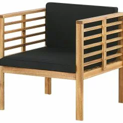 Beliani Loungeset 4-zits Acaciahout Bruin PACIFIC -Exporteren Stoelen Winkel undef src sa picid 783525 type whitesh image scaled