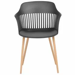 Beliani Eetkamerstoel Set Van 2 Kunststof Zwart BERECA -Exporteren Stoelen Winkel undef src sa picid 783805 type whitesh image scaled