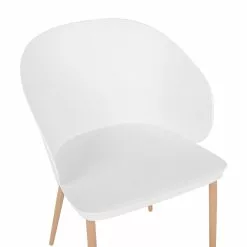 Beliani Eetkamerstoel Set Van 2 Kunststof Wit BLAYKEE -Exporteren Stoelen Winkel undef src sa picid 783882 type whitesh image scaled