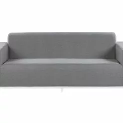 Beliani Tuinbank 3-zits Stof Grijs ROVIGO