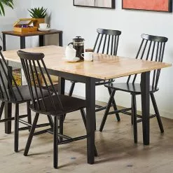 Beliani Eettafel Uitschuifbaar Licht Hout En Zwart 120/150 X 80 Cm HOUSTON 13 Beliani Eettafel Uitschuifbaar Licht Hout En Zwart 120/150 X 80 Cm HOUSTON -Exporteren Stoelen Winkel undef src sa picid 785755 type color image scaled