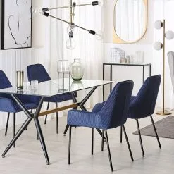 Beliani Eettafel Glas Transparant/zwart 140 X 80 Cm SACRAMENTO -Exporteren Stoelen Winkel undef src sa picid 786227 type color image scaled