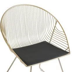 Beliani Eetkamerstoel Set Van 2 Metaal Goud AURORA -Exporteren Stoelen Winkel undef src sa picid 787920 type whitesh image scaled