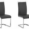 Beliani Eetkamerstoel Set Van 2 Kunstleer Zwart GREEDIN -Exporteren Stoelen Winkel undef src sa picid 790050 type whitesh image