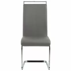 Beliani Eetkamerstoel Set Van 2 Kunstleer Grijs GREEDIN -Exporteren Stoelen Winkel undef src sa picid 790062 type whitesh image scaled