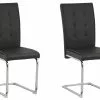 Beliani Eetkamerstoel Set Van 2 Kunstleer Zwart ROVARD -Exporteren Stoelen Winkel undef src sa picid 790117 type whitesh image
