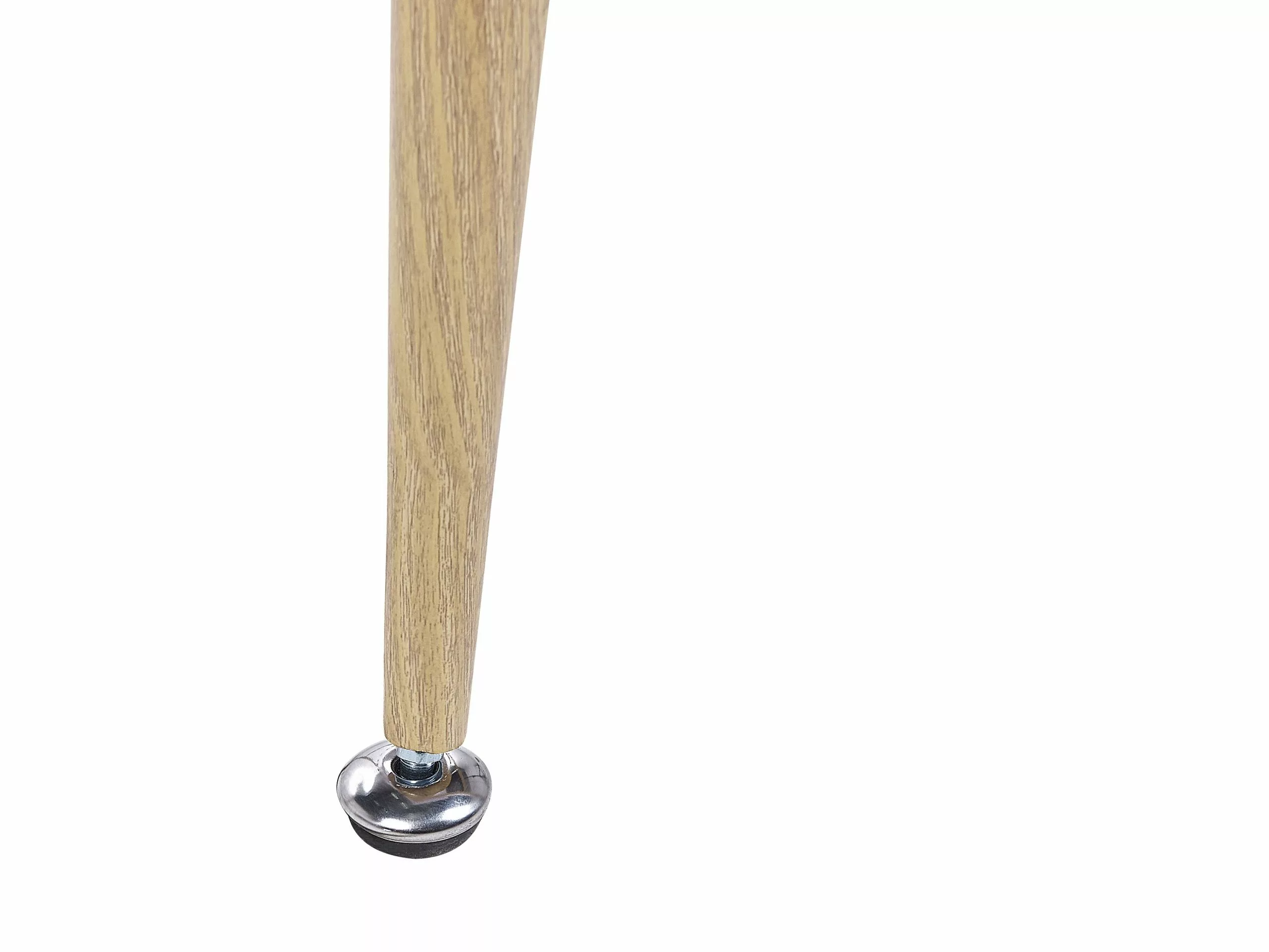 Beliani Eettafel Wit/lichtbruin 90 X 50 Cm CHAVES - Afbeelding 5