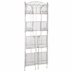 Beliani Tuinkast Inklapbaar Metaal Wit PADUA -Exporteren Stoelen Winkel undef src sa picid 791342 type whitesh image scaled