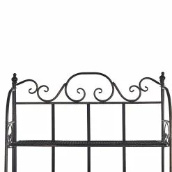 Beliani Tuinkast Inklapbaar Metaal Zwart ISERNIA 21 Beliani Tuinkast Inklapbaar Metaal Zwart ISERNIA -Exporteren Stoelen Winkel undef src sa picid 791368 type whitesh image scaled