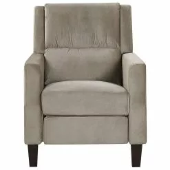 Beliani Fauteuil Fluweel Taupe EGERSUND -Exporteren Stoelen Winkel undef src sa picid 794325 type whitesh image scaled