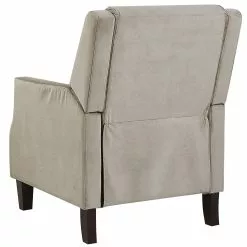 Beliani Fauteuil Fluweel Taupe EGERSUND -Exporteren Stoelen Winkel undef src sa picid 794327 type whitesh image scaled
