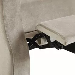 Beliani Fauteuil Fluweel Taupe EGERSUND -Exporteren Stoelen Winkel undef src sa picid 794330 type whitesh image scaled