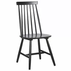 Beliani Eetkamerstoel Set Van 2 Hout Zwart BURBANK -Exporteren Stoelen Winkel undef src sa picid 796769 type whitesh image scaled