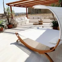 Beliani Ligstoel Voor 2 Personen Beige TERAMO -Exporteren Stoelen Winkel undef src sa picid 798234 type whitesh image