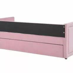 Beliani Slaapbank Fluweel Roze MIMZAN -Exporteren Stoelen Winkel undef src sa picid 798345 type whitesh image scaled