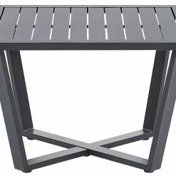 Beliani Loungeset 5-zits Aluminium Donkergrijs VIZZINI -Exporteren Stoelen Winkel undef src sa picid 798490 type whitesh image scaled