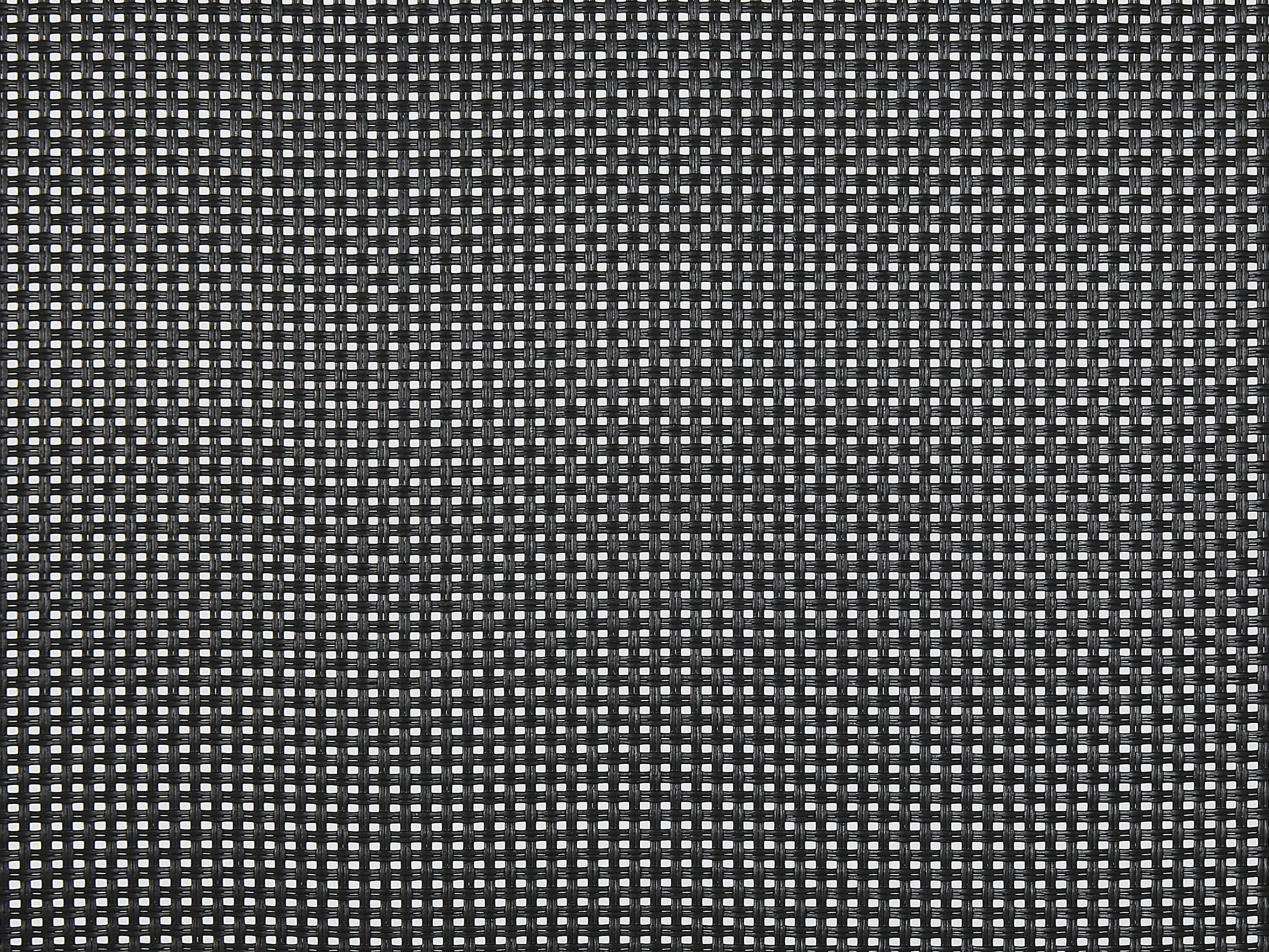 Beliani Tuinstoel Set Van 4 Aluminium Zwart/donkerbruin CASPRI - Afbeelding 9