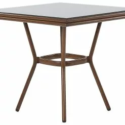 Beliani Tuinset 4-zits Aluminium Zwart/donkerbruin CASPRI -Exporteren Stoelen Winkel undef src sa picid 799100 type whitesh image scaled