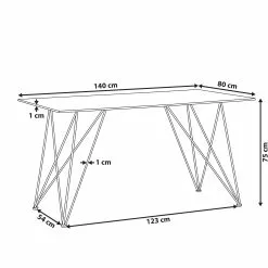Beliani Eettafel Lichtbruin/zwart 140 X 80 Cm KENTON 17 Beliani Eettafel Lichtbruin/zwart 140 X 80 Cm KENTON -Exporteren Stoelen Winkel undef src sa picid 799160 type whitesh image scaled