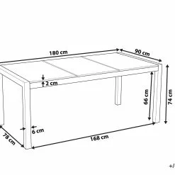 Beliani Tuintafel Graniet/RVS Grijs In Diverse Formaten GROSSETO -Exporteren Stoelen Winkel undef src sa picid 799391 type whitesh image scaled