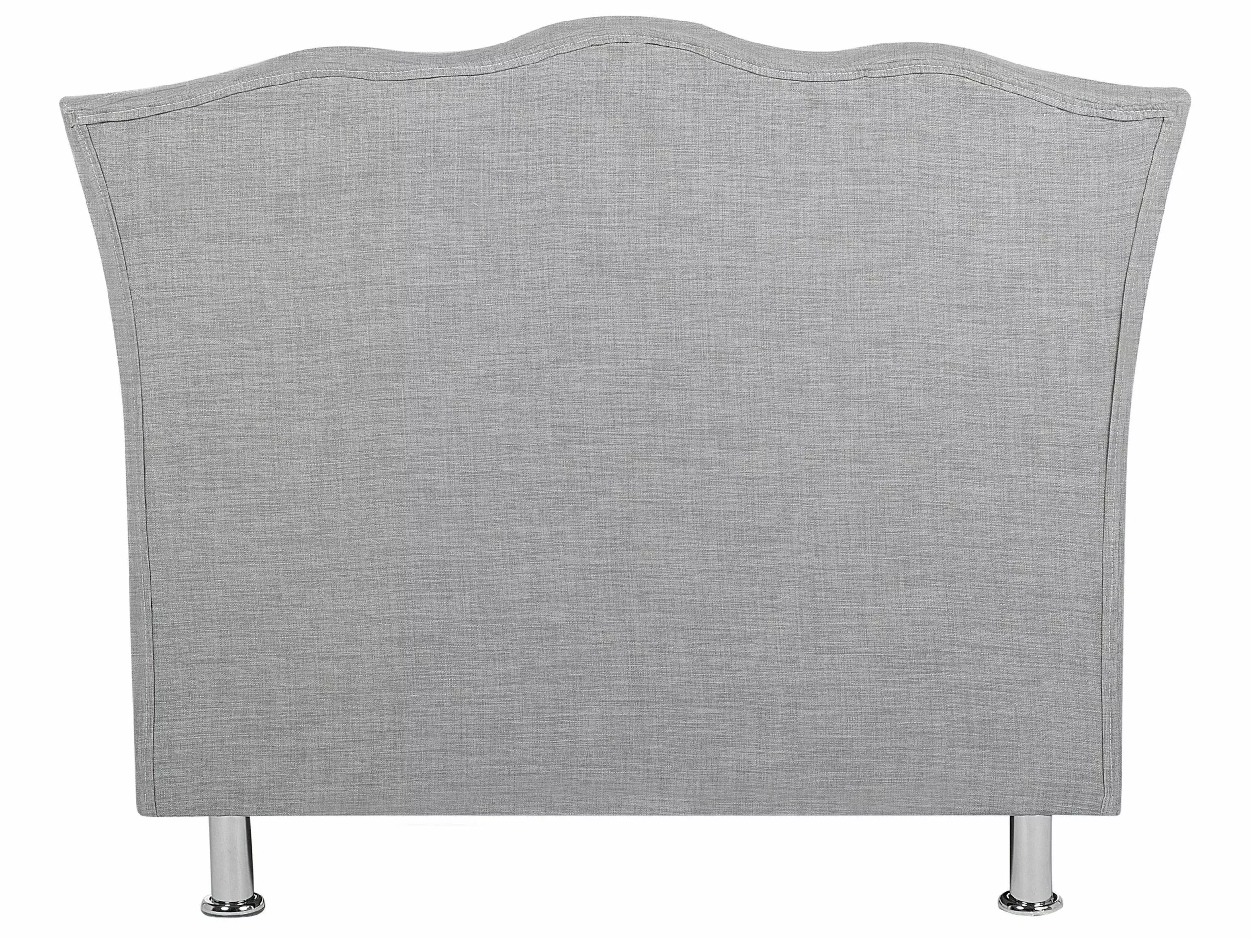 Beliani Bed Stof Grijs 90 X 200 Cm METZ - Afbeelding 6