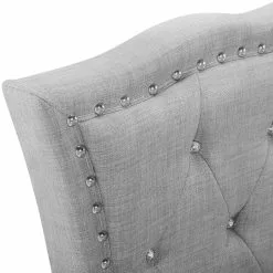 Beliani Bed Stof Grijs 90 X 200 Cm METZ -Exporteren Stoelen Winkel undef src sa picid 799450 type whitesh image scaled