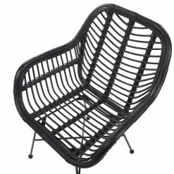 Beliani Stoel Rotan Zwart CANORA -Exporteren Stoelen Winkel undef src sa picid 799496 type whitesh image scaled