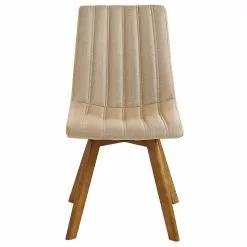 Beliani Eetkamerstoel Set Van 2 Stof Beige CALGARY -Exporteren Stoelen Winkel undef src sa picid 800054 type whitesh image scaled