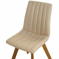 Beliani Eetkamerstoel Set Van 2 Stof Beige CALGARY -Exporteren Stoelen Winkel undef src sa picid 800057 type whitesh image scaled