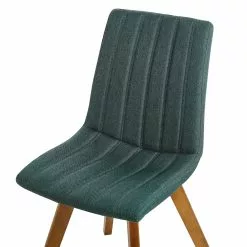 Beliani Eetkamerstoel Set Van 2 Stof Groen CALGARY -Exporteren Stoelen Winkel undef src sa picid 800076 type whitesh image scaled