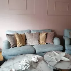 Beliani Bijzettafel Marmerlook Wit/zilver MERIDIAN II -Exporteren Stoelen Winkel undef src sa picid 800278 type whitesh image