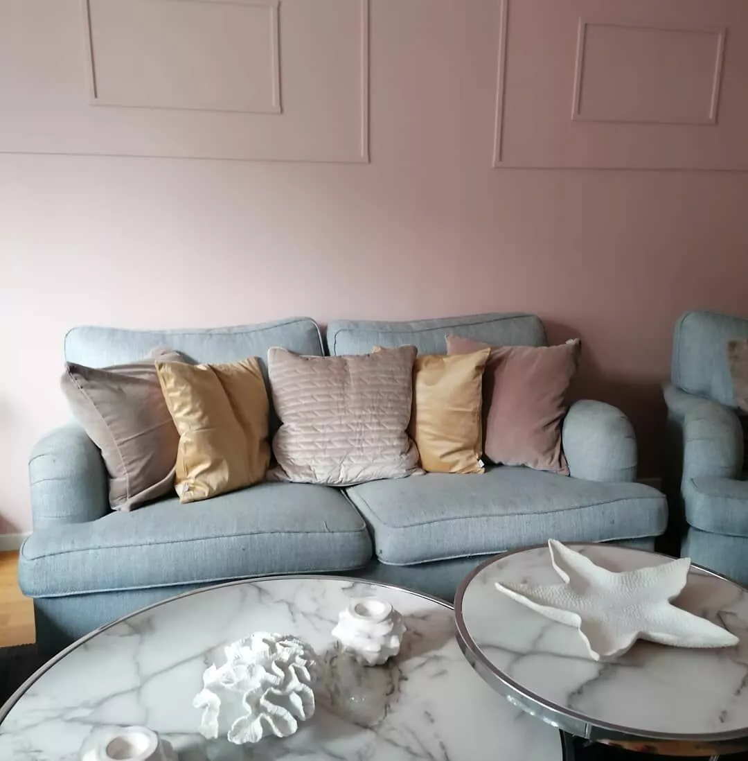 Beliani Bijzettafel Marmerlook Wit/zilver MERIDIAN II - Afbeelding 9