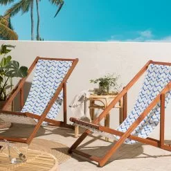 Beliani Ligstoel Set Van 2 Acaciahout Stof Donkerbruin/blauw ANZIO 13 Beliani Ligstoel Set Van 2 Acaciahout Stof Donkerbruin/blauw ANZIO -Exporteren Stoelen Winkel undef src sa picid 800499 type color image scaled