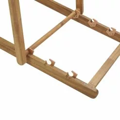 Beliani Ligstoel Set Van 2 Acaciahout Stof Lichtbruin/geel ANZIO -Exporteren Stoelen Winkel undef src sa picid 800515 type whitesh image scaled