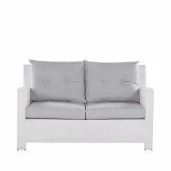 Beliani Loungeset 4-zits Rotan Wit SAN MARINO -Exporteren Stoelen Winkel undef src sa picid 801167 type whitesh image scaled