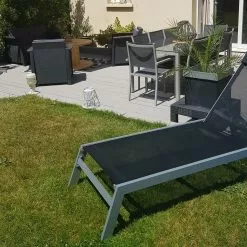 Beliani Ligstoel Aluminium Zwart CATANIA II -Exporteren Stoelen Winkel undef src sa picid 801291 type whitesh image scaled