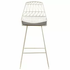 Beliani Barkruk Set Van 2 Metaal Goud PRESTON -Exporteren Stoelen Winkel undef src sa picid 801872 type whitesh image scaled
