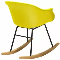 Beliani Schommelstoel Kunststof Geel HARMONY -Exporteren Stoelen Winkel undef src sa picid 801965 type whitesh image scaled