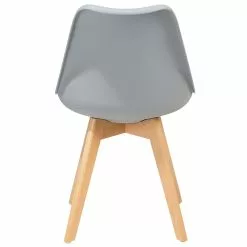 Beliani Eetkamerstoel Set Van 2 Kusntstof Grijs DAKOTA II -Exporteren Stoelen Winkel undef src sa picid 801998 type whitesh image scaled