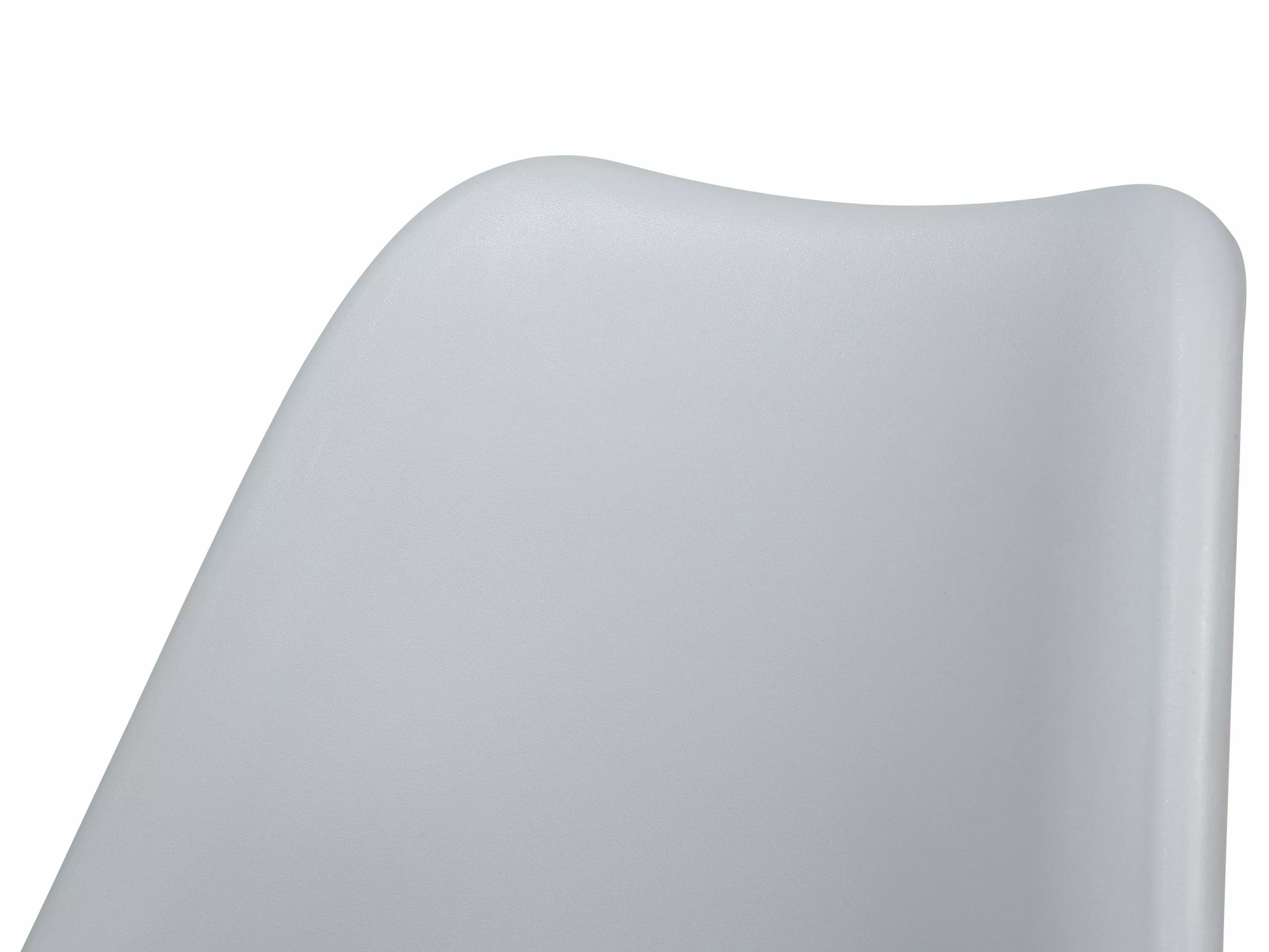 Beliani Eetkamerstoel Set Van 2 Kusntstof Grijs DAKOTA II - Afbeelding 10